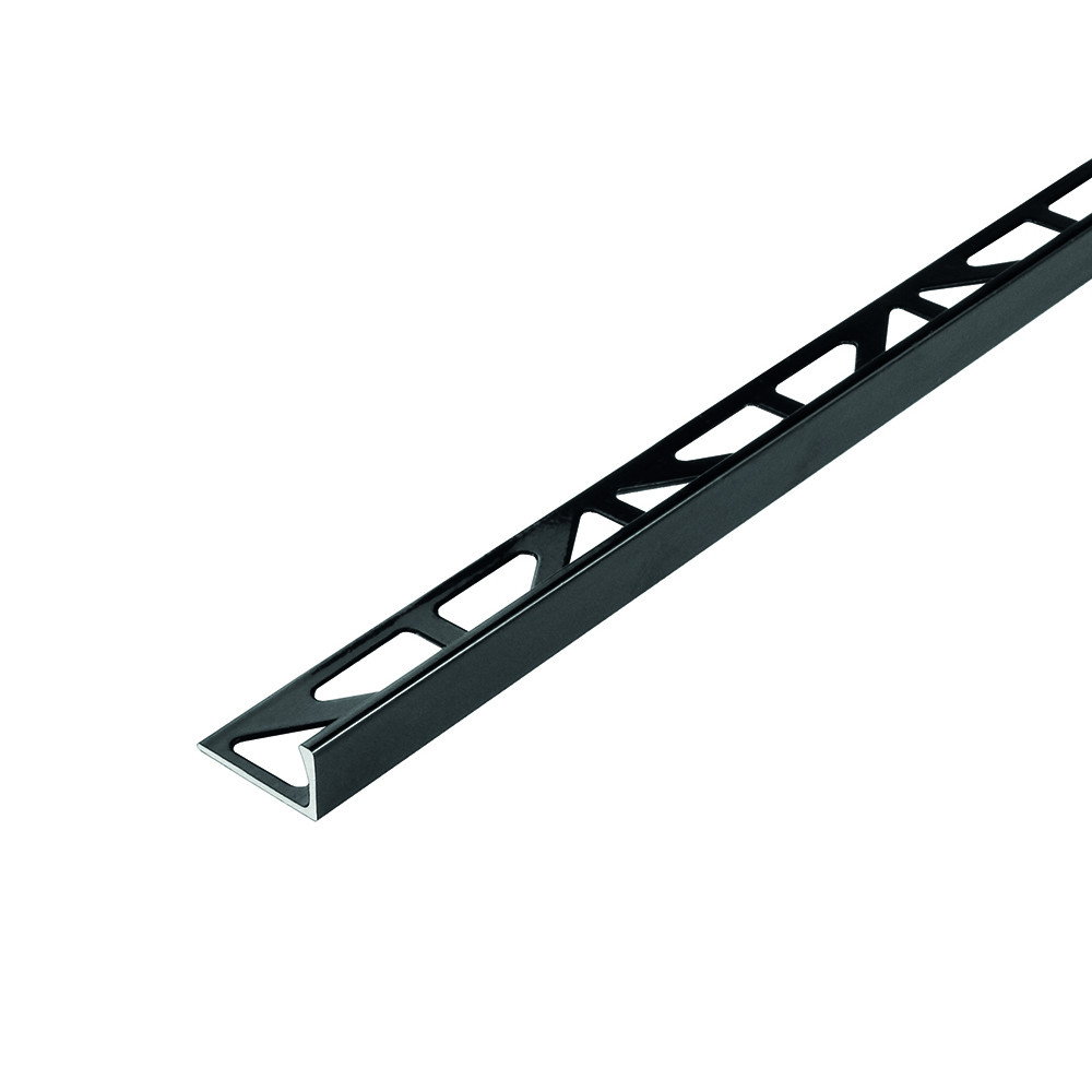 Durosol L Shaped Aluminium Edge Trim Black