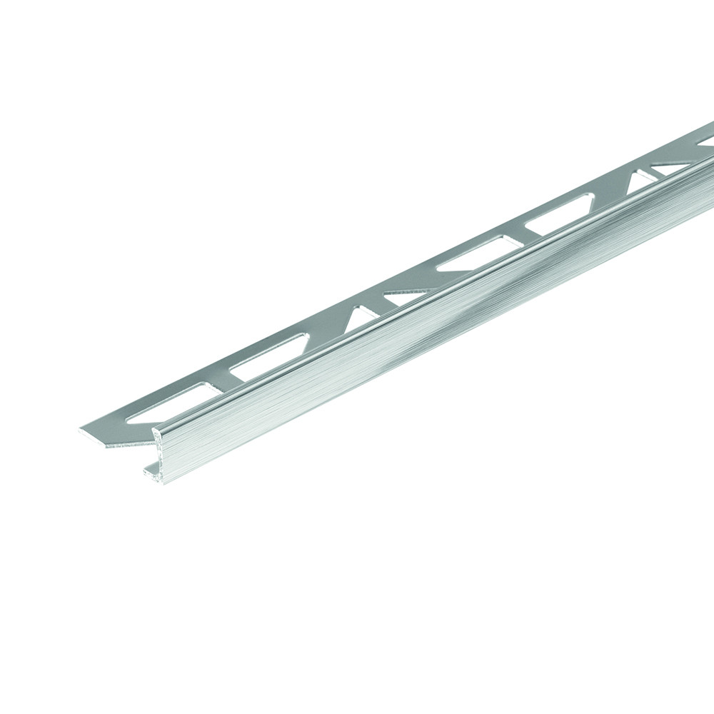 Durosol L Shaped Aluminium Edge Trim Brushed