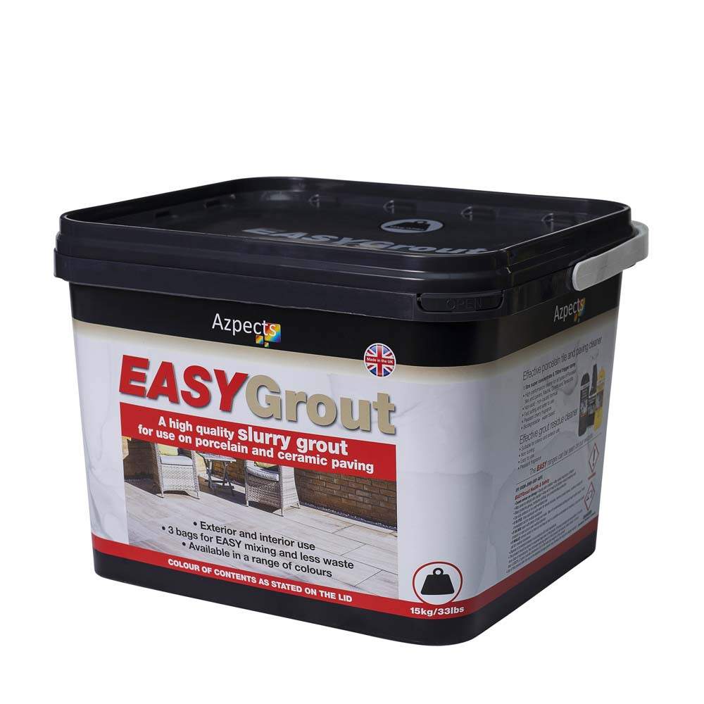 Azpects Grafito Easy Grout Porcelain Paving Grout 15Kg