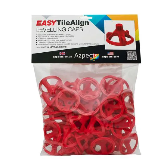 Tile Cap Adapter EASY Tile Align Levelling Caps for Patios - Pack of 50 | Roofing ...