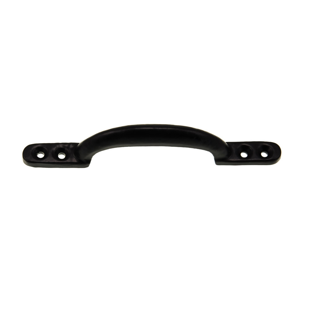 Eclipse Cast Iron Pull Handle Black - 152mm