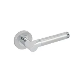 Eclipse Como Insignia Dual Finish Lever On Rose Chrome/Satin