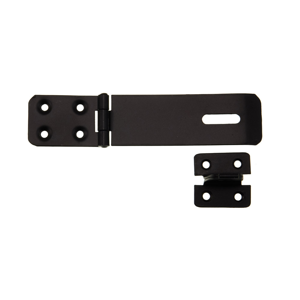 Eclipse Hasp & Staple Black 114mm Landscaping Superstore®