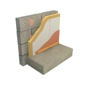 EcoTherm Eco-Liner Rigid PIR Dry Lining Insulation Board - 2400mm x 1200mm x 62.5mm