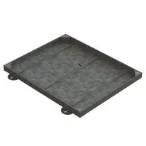 RMC Galvanised Steel Double Sealed Recessed Manhole Cover - 10 Tonne