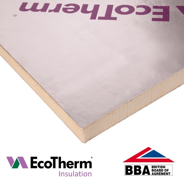 EcoTherm Eco-Versal PIR Insulation Board - 2.4m x 1.2m x 110mm