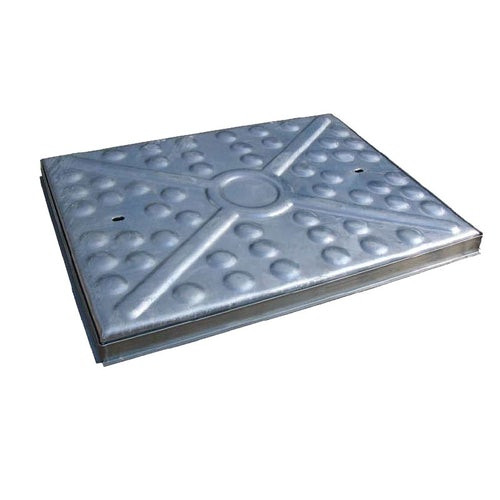 EJ Galvanised Steel Access Manhole Cover and Frame - 10 Tonne