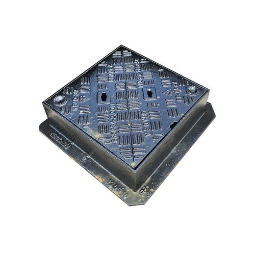 EJ Cast Iron Heavy Duty Double Triangular Surface Box