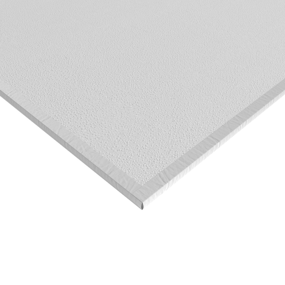 Wipeable White Square Edge Gypsum Ceiling Tiles 600mm - 3.60m2 Pack
