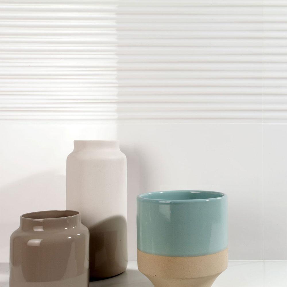 eminence white gloss glazed ceramic wall tile single tile