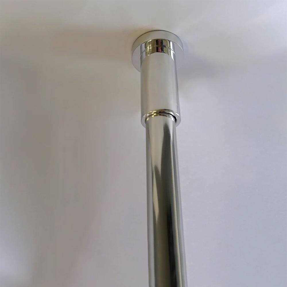 Essential Beta Floor to Ceiling Chrome Shower Post