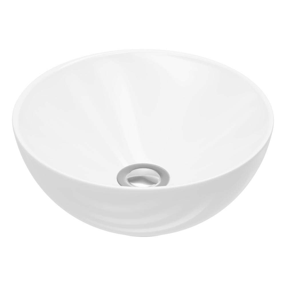 Essential White Gamma 375Mm Round Freestanding Bowl Basin China
