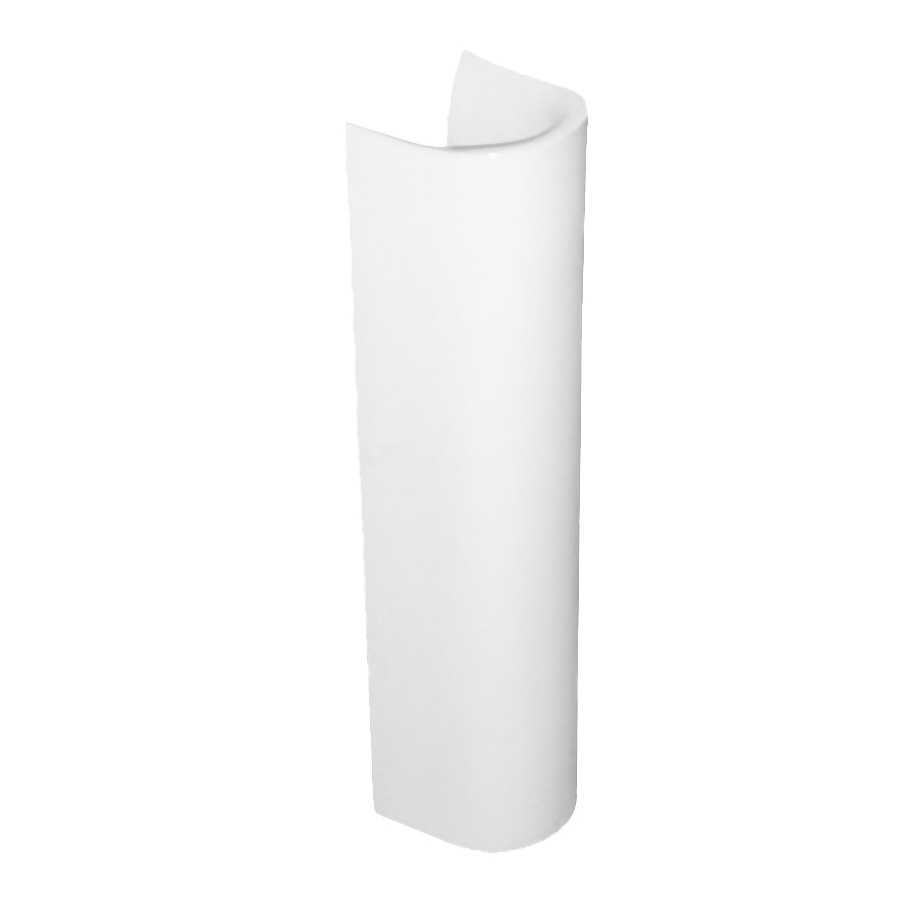 Essential Gamma 660mm x 165mm White Full Pedestal