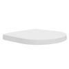 Essential Gamma D Shape White Smooth Wrapover Soft Close Toilet Seat