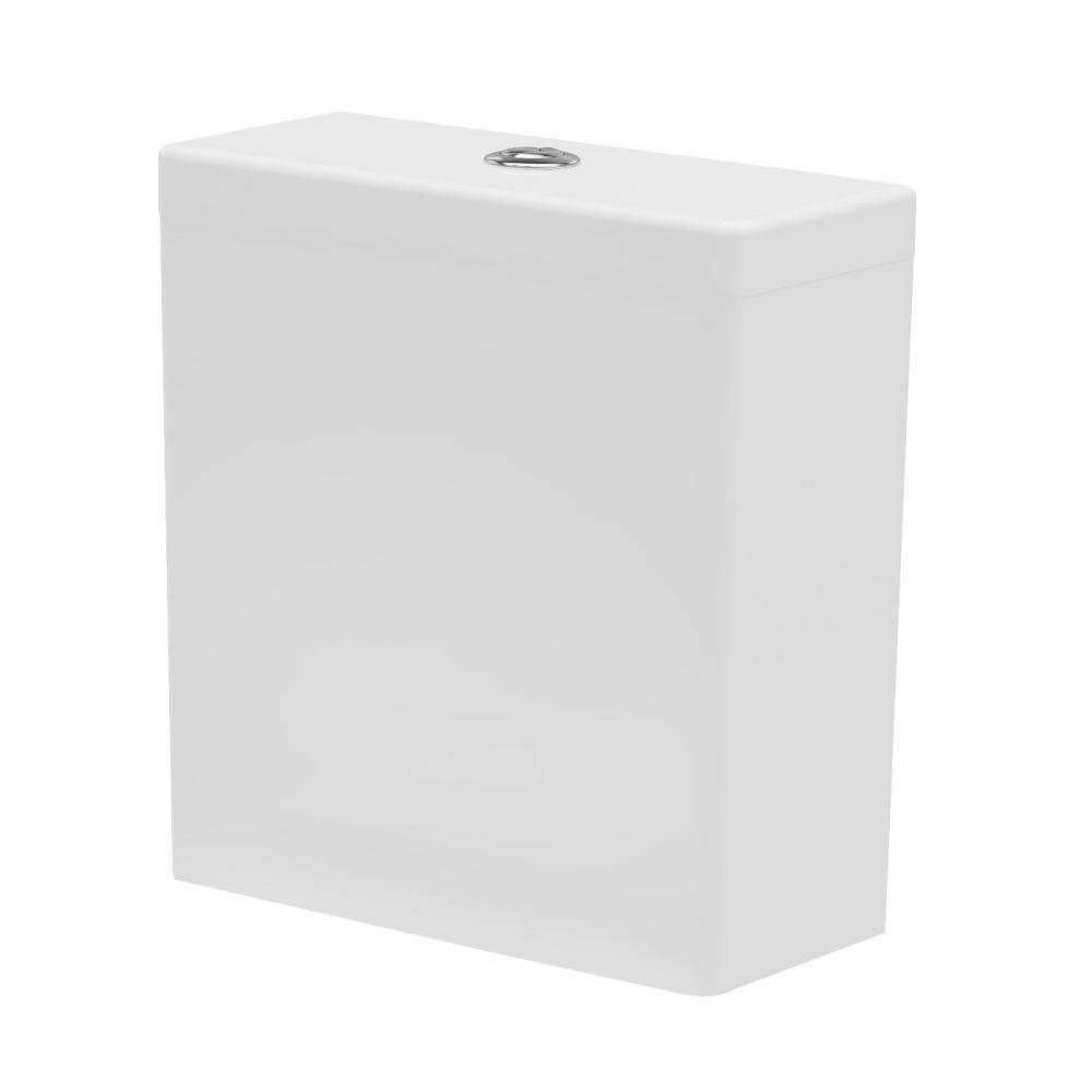 Essential Gamma Round White Dual Flush Cistern & Mechanism Only