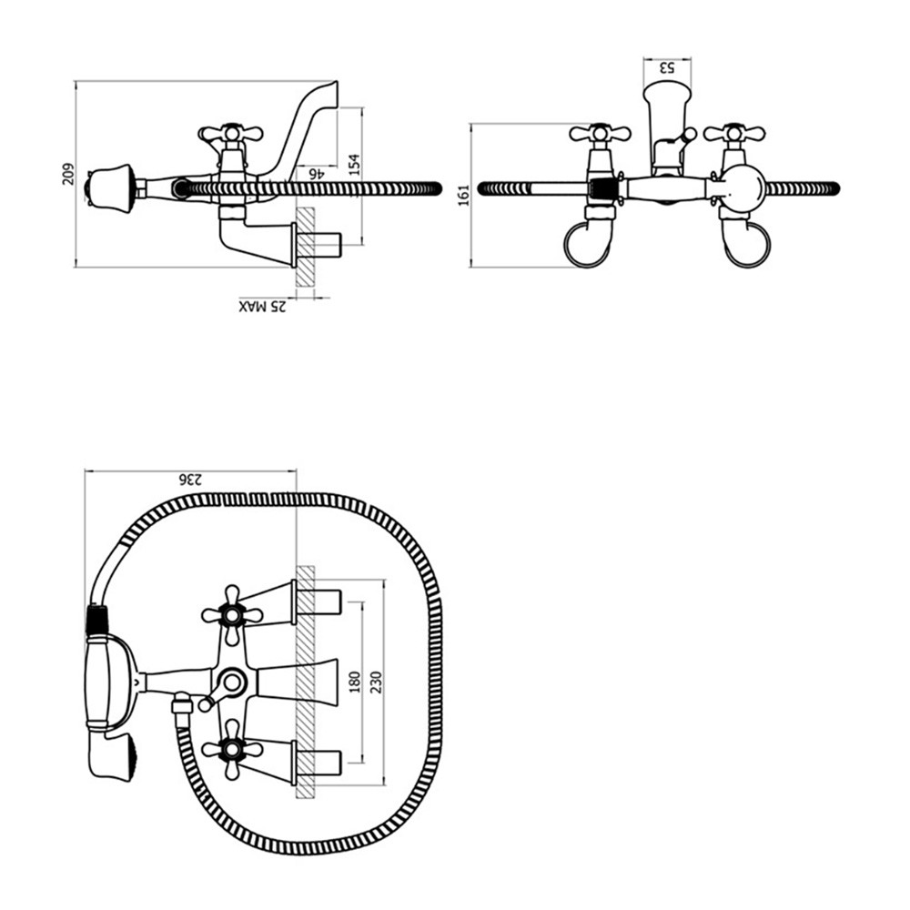 Essential Layo Chrome Mixer Tap & Shower Set Plumbing Superstore®