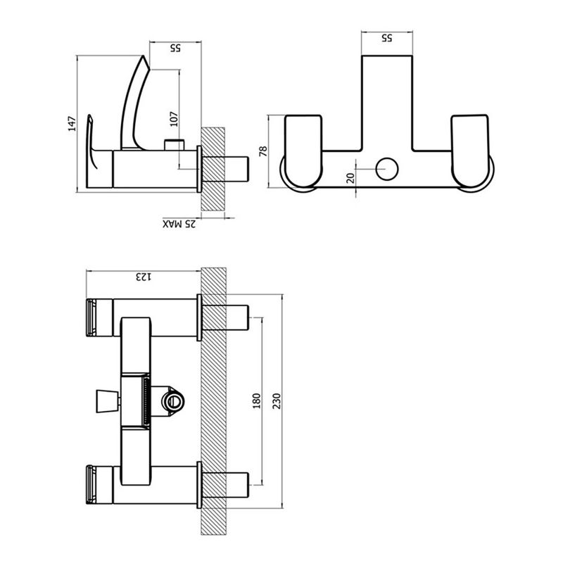 Essential Mantaro Chrome Mixer Tap & Shower Set Plumbing Superstore®