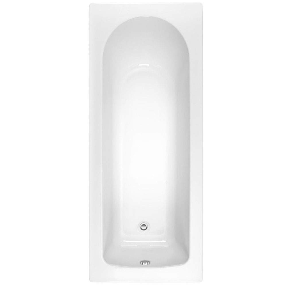 Essential White Nu Geode Single Ended Bath - 1500Mm X 700Mm Acrylic