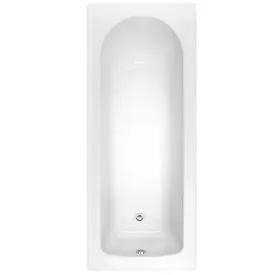 Essential Nu Geode White Single Ended Bath - 1600mm x 700mm
