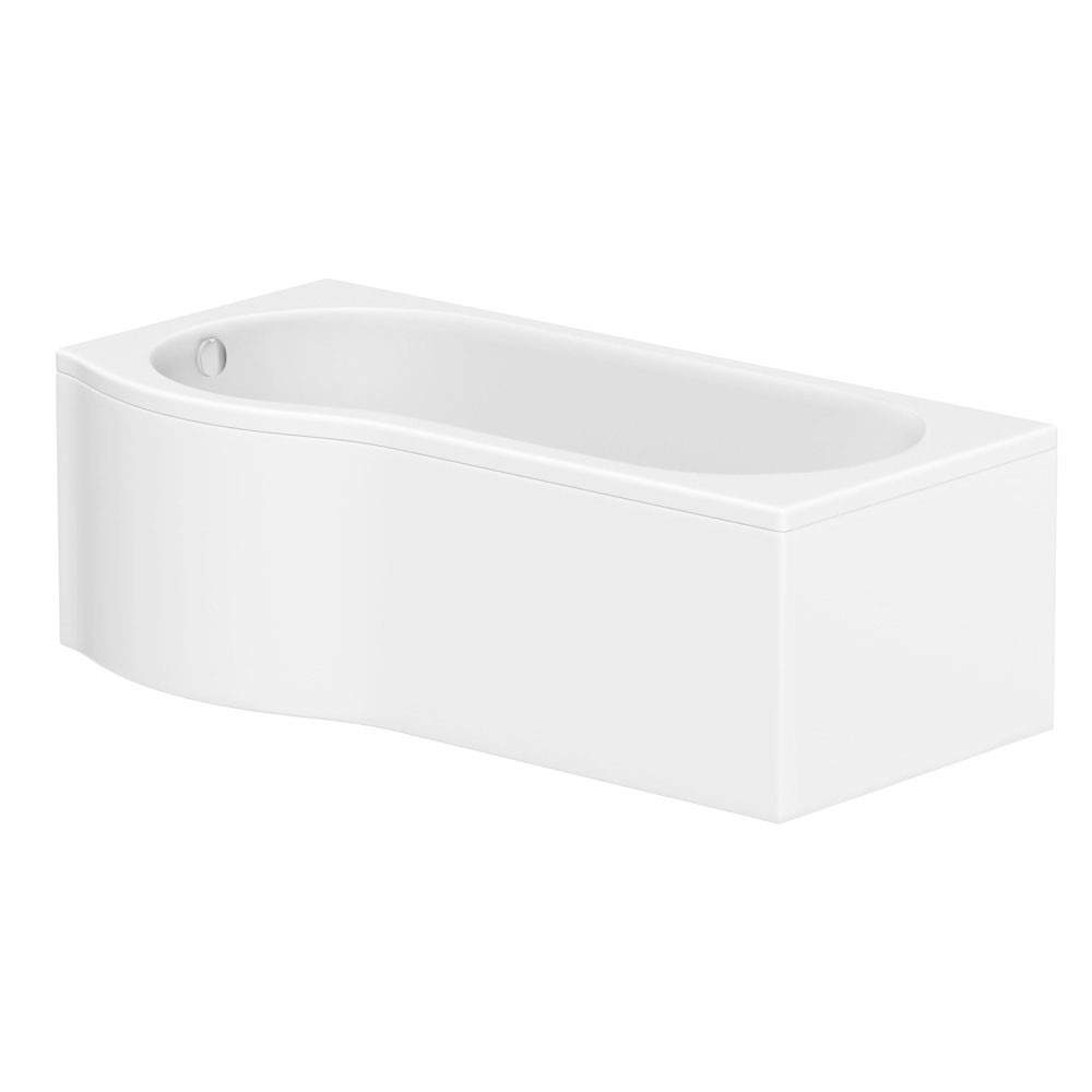 Essential White Sigma P-Shaped Right Hand Bath - 1700Mm X 850Mm Acrylic