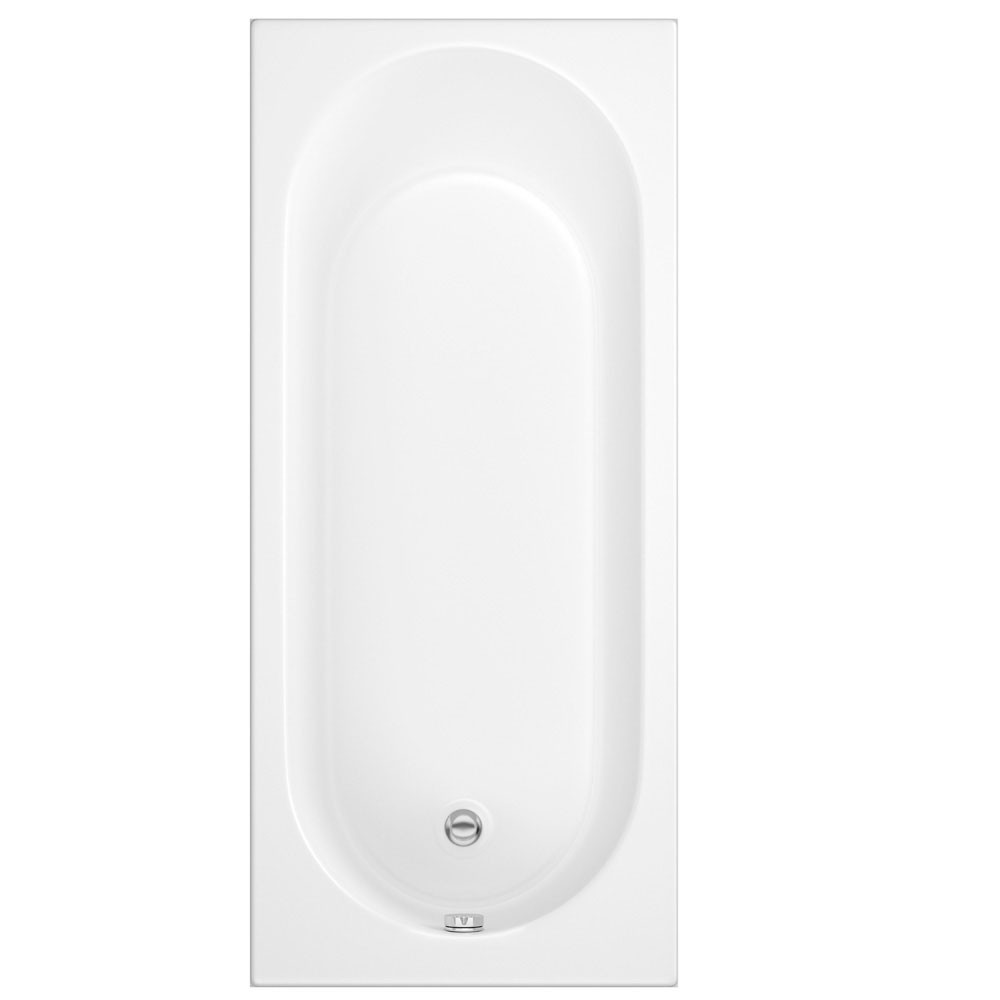 Essential Xi Geode White Single Ended Bath - 1500mm x 700mm