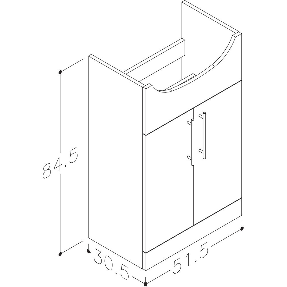 essential_eta_545_2_door_gloss_white_floor_standing_vanity_unit_dims
