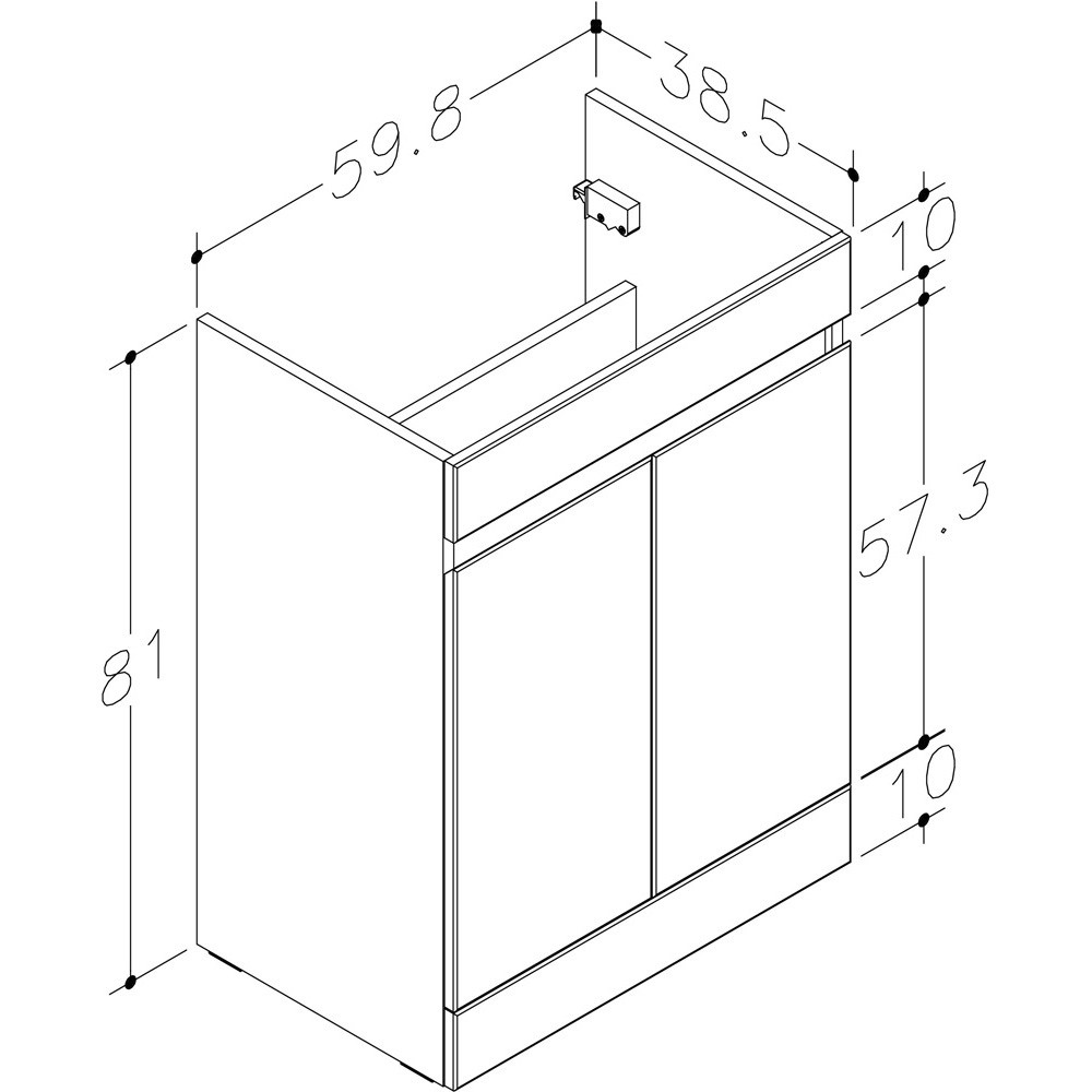 essential_kappa_625_2_door_green_floor_standing_vanity_unit_dims
