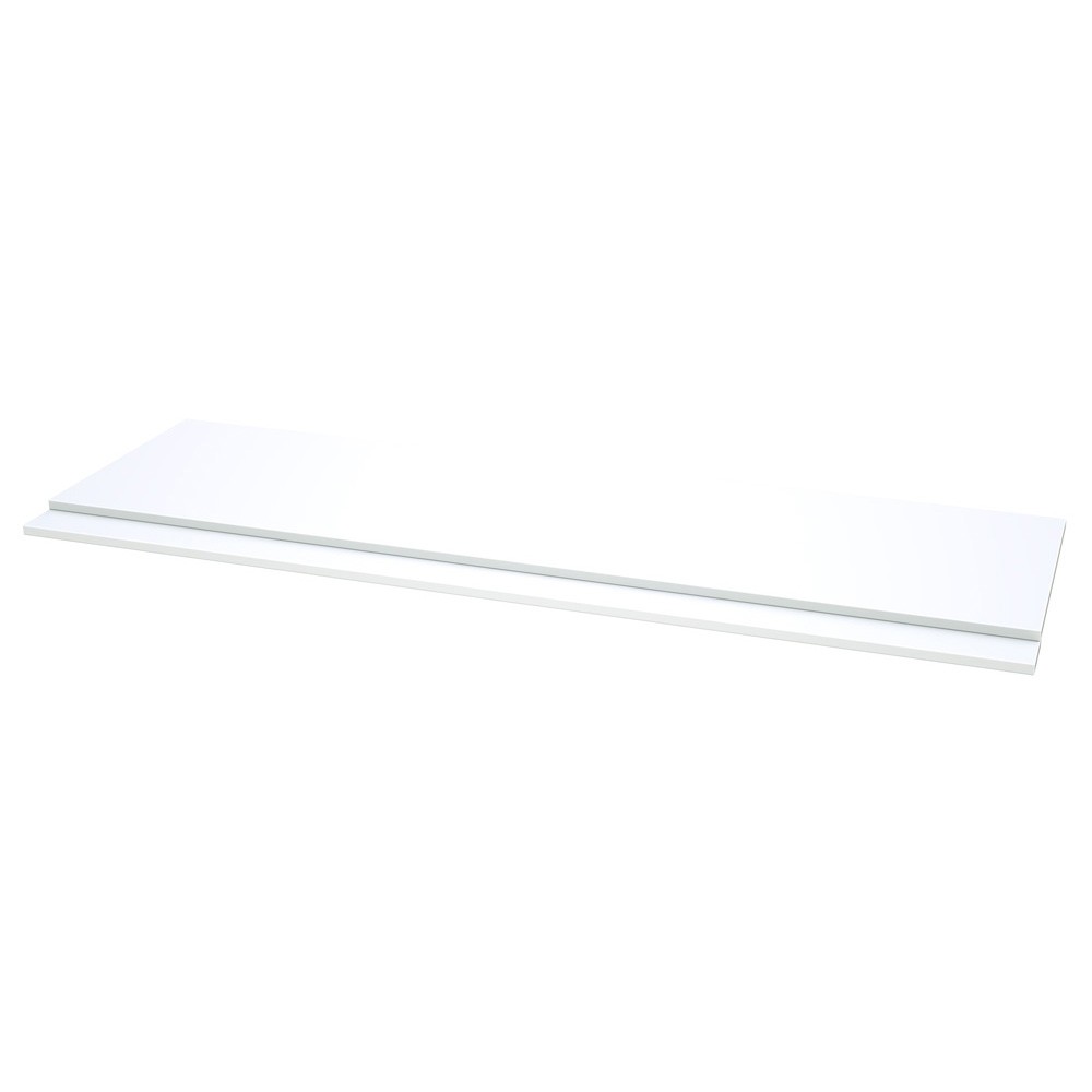 Essential Theta 1800mm 2 Piece Bath Panel - Matt White