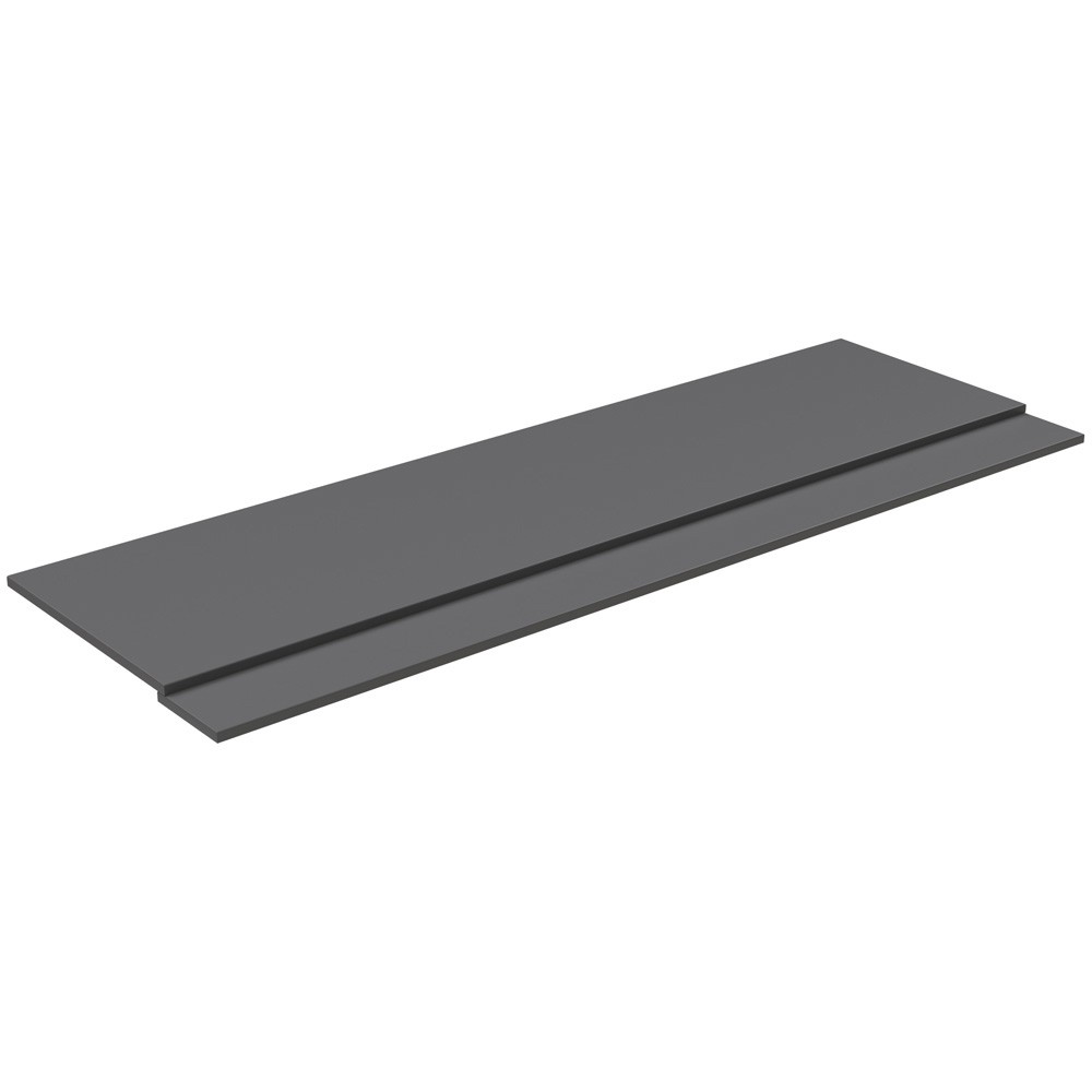 Essential Theta 1800mm 2 Piece Bath Panel - Matt Grey