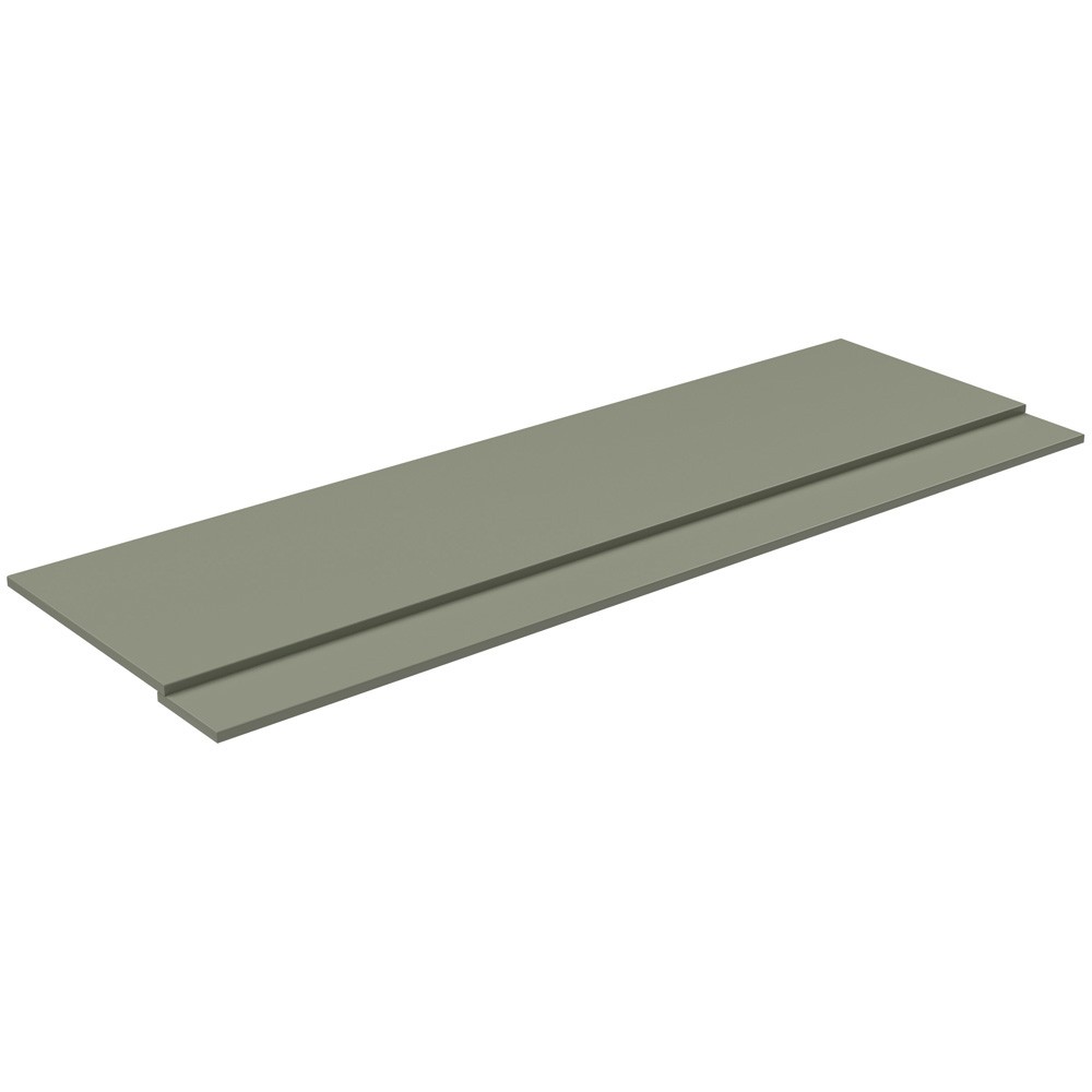 Essential Theta 1800mm 2 Piece Bath Panel - Savannah Green