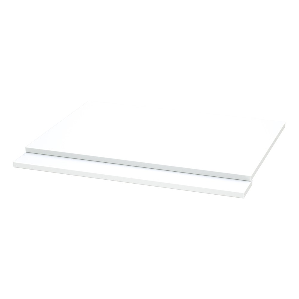 Essential Theta 750mm 2 Piece Bath Panel - Matt White