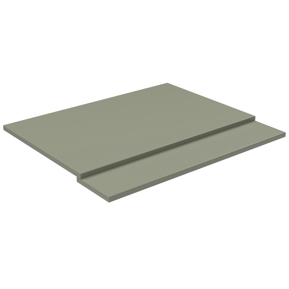 Essential Theta 750mm 2 Piece Bath Panel - Savannah Green