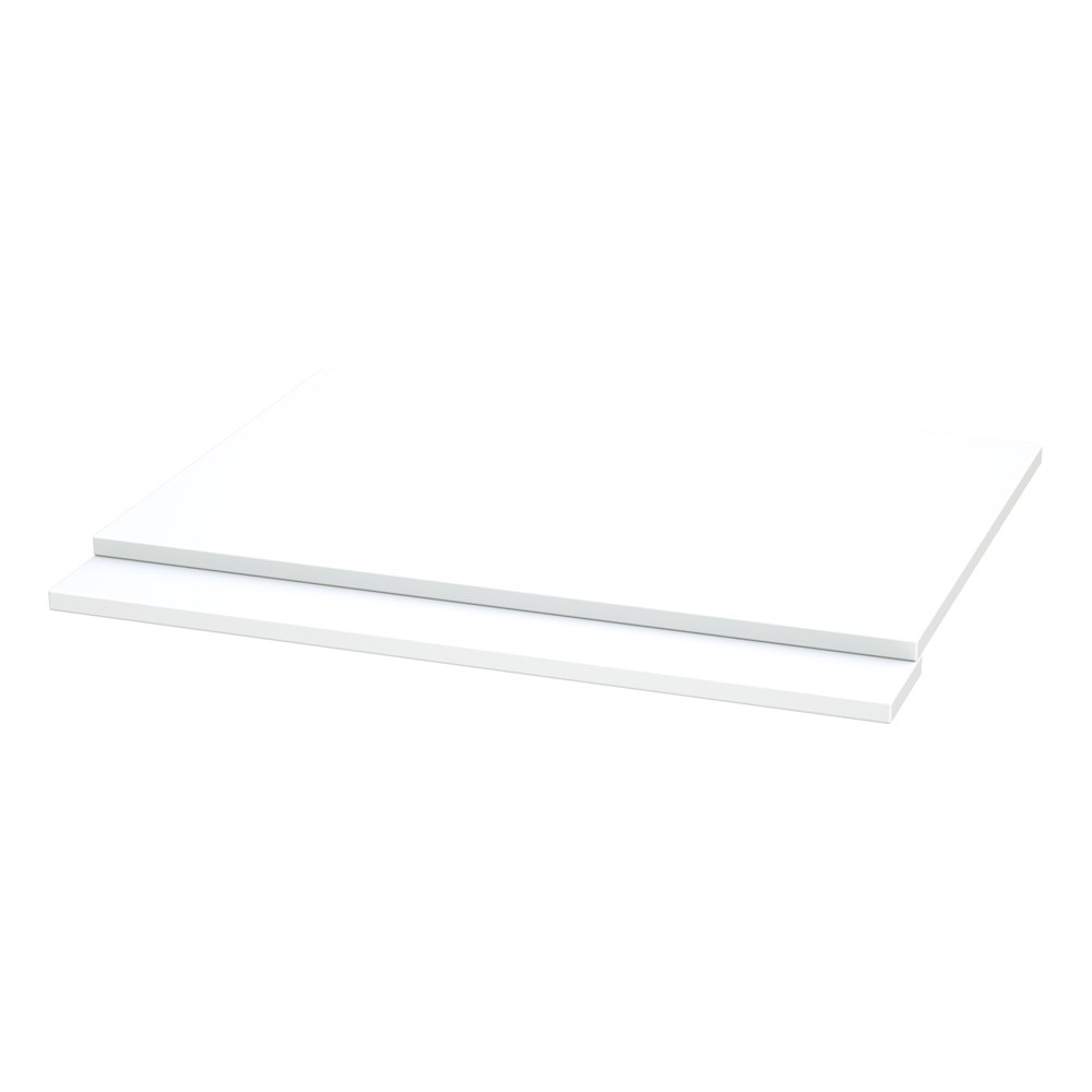 Essential Theta 700mm 2 Piece Bath Panel - Matt White
