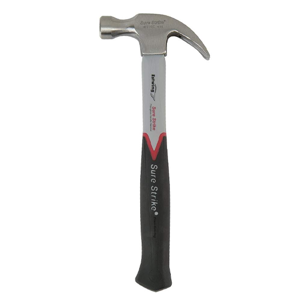 Estwing Surestrike Injection Moulded Handle Claw Hammer - 16Oz