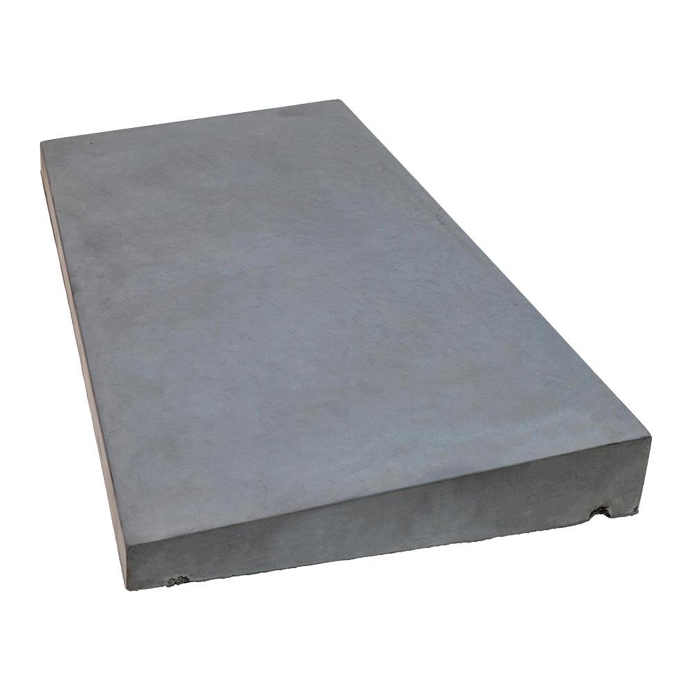 Eurodec Slimline 30-55mm Once Weathered Concrete Coping Stone 600mm x 300mm