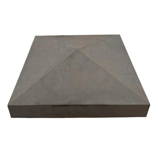 Pier Protection Cap Eurodec 125mm 4 Way Weathered Concrete Pier Cap | Landscaping Superstore®