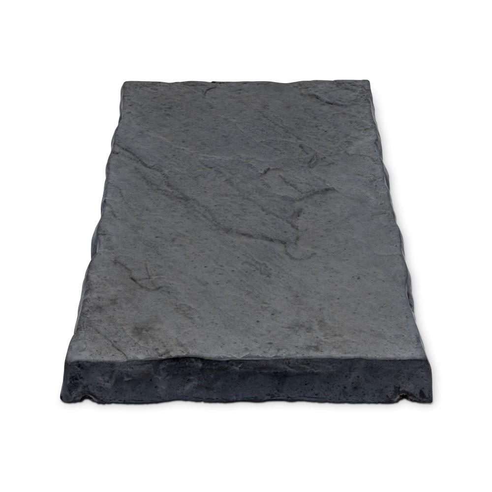 Eurodec 40mm Flat Riven Concrete Coping Stone 600mm x 300mm - Slate
