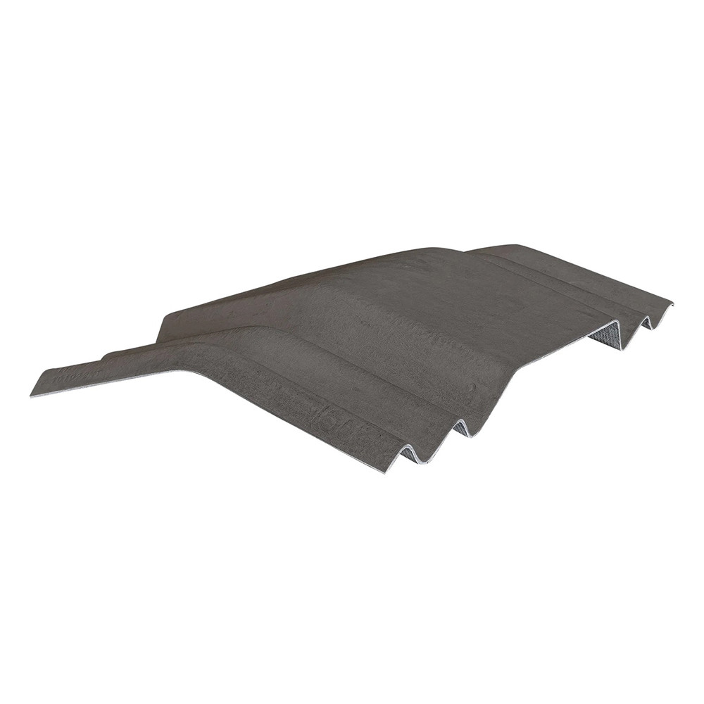 Briarwood EUROSIX One-piece Fibre Cement Ventilated Ridge in Beaver Brown