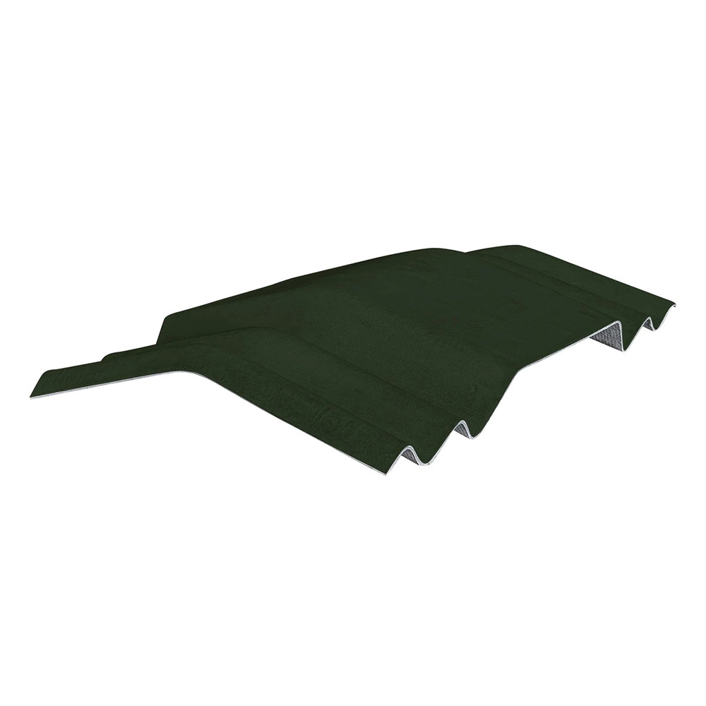 Briarwood EUROSIX One-piece Fibre Cement Ventilated Ridge in Juniper Green