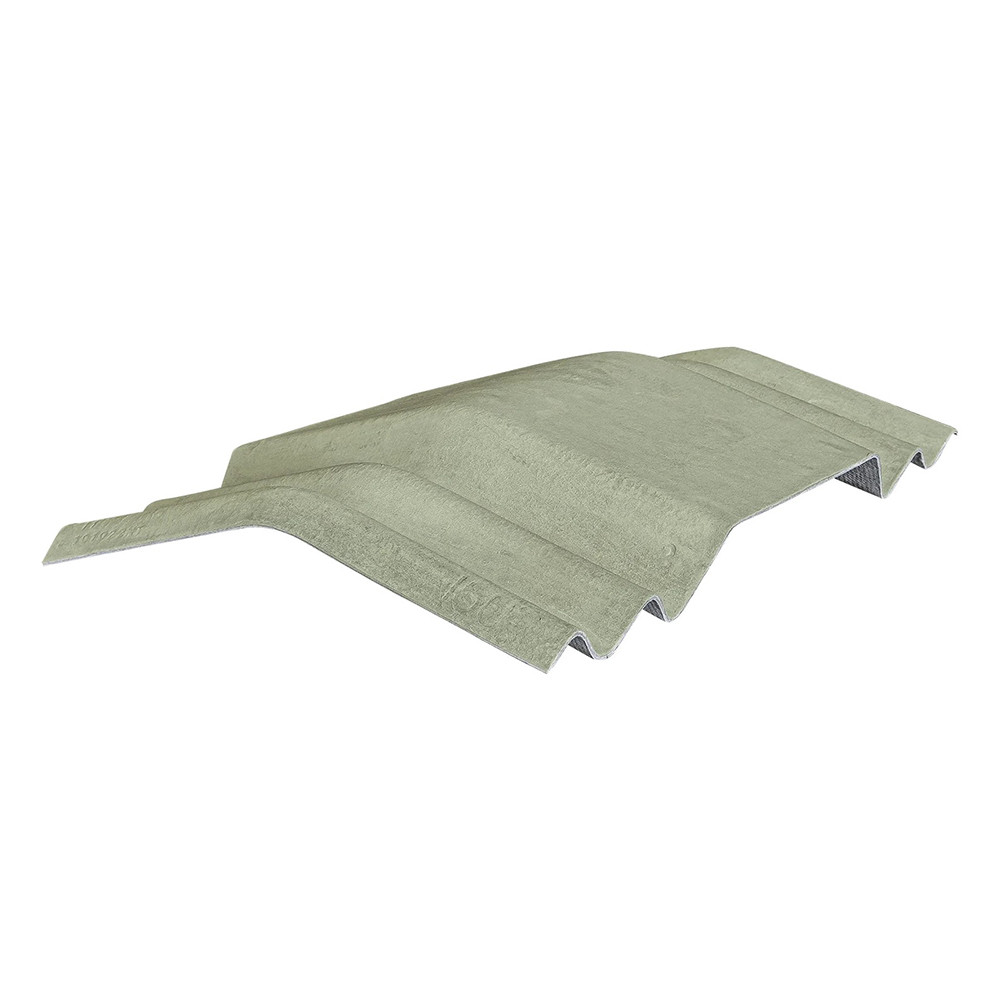 Briarwood EUROSIX One-piece Fibre Cement Ventilated Ridge in Moorland Green