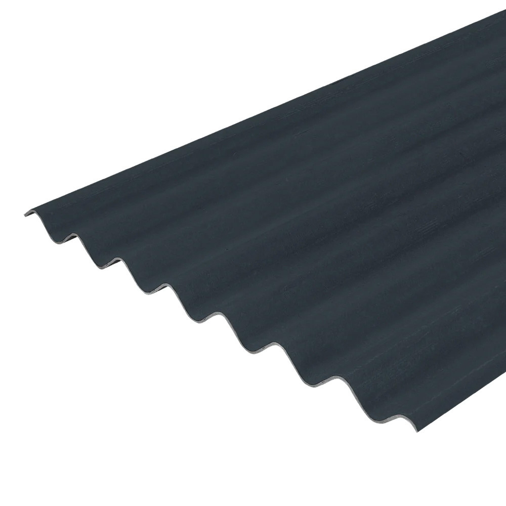 Briarwood EUROSIX Profile 6 inch Fibre Cement Roof Sheet in Slate Blue