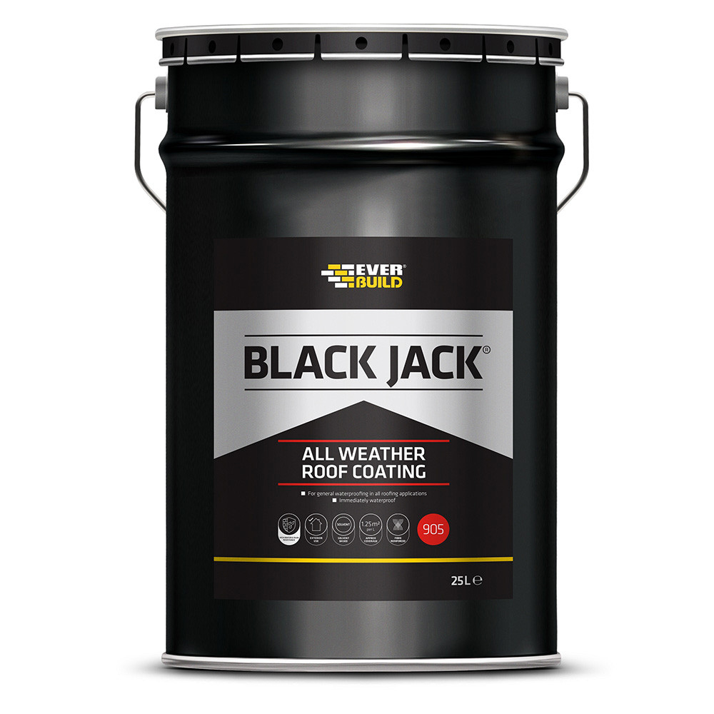 Black Jack 905 All Weather Roof Coating - 25 Litres