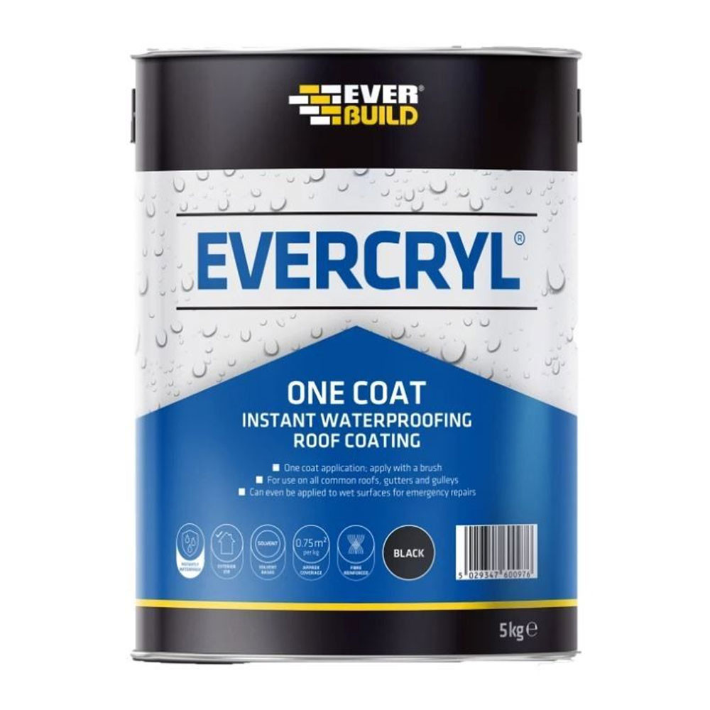 Everbuild Evercryl One Coat Acrylic Waterproof Coating
