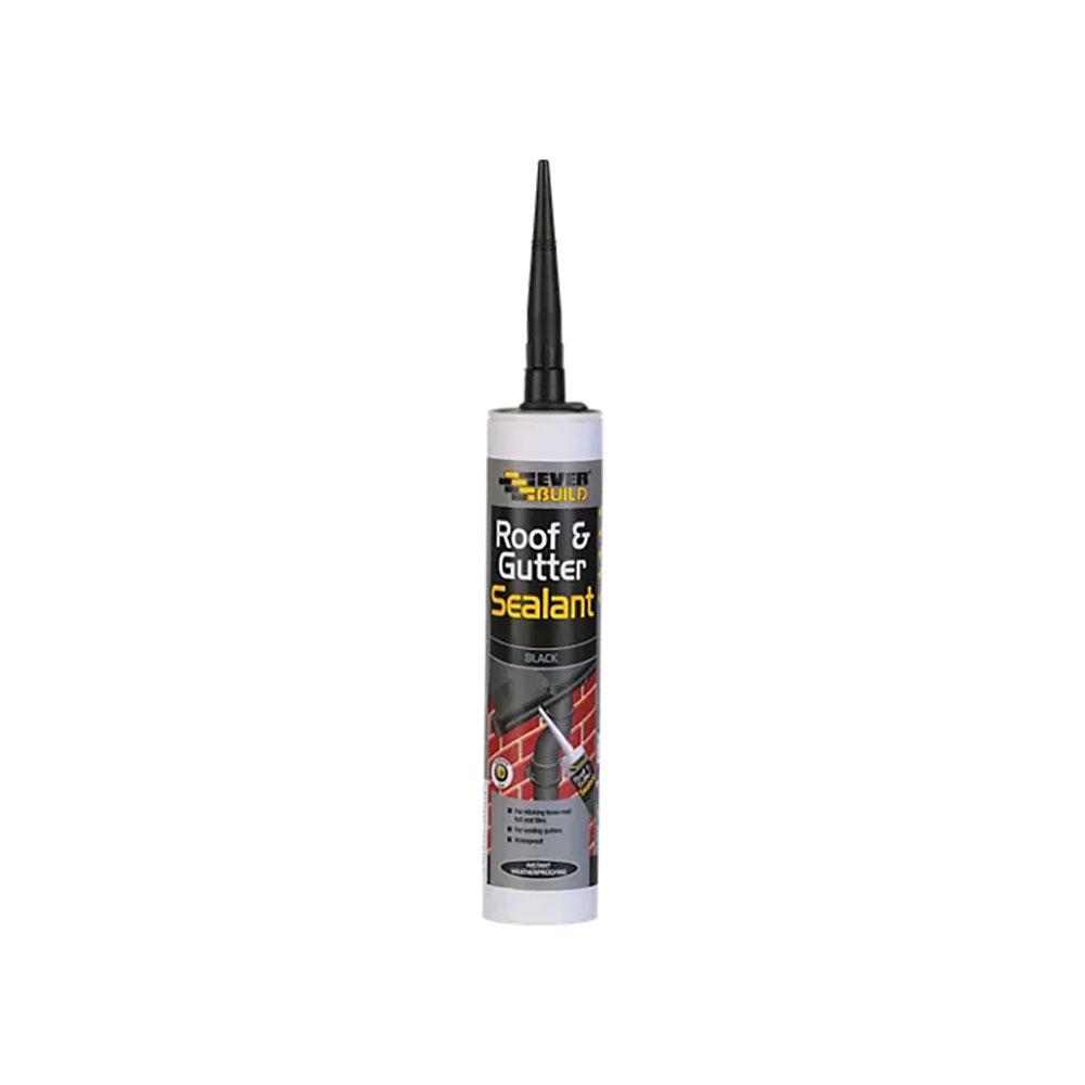 EVERBUILD Roof and Gutter Sealant Cartridge - 295ml
