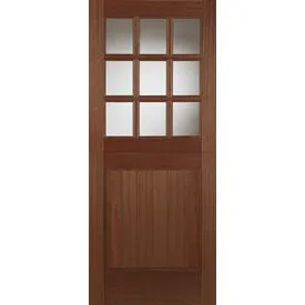 Door Superstore Roseisle Cottage Unfinished Hardwood Unglazed 9 Pattern External Stable Door