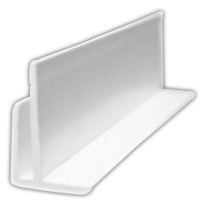 F Section External Corner White - 2440mm
