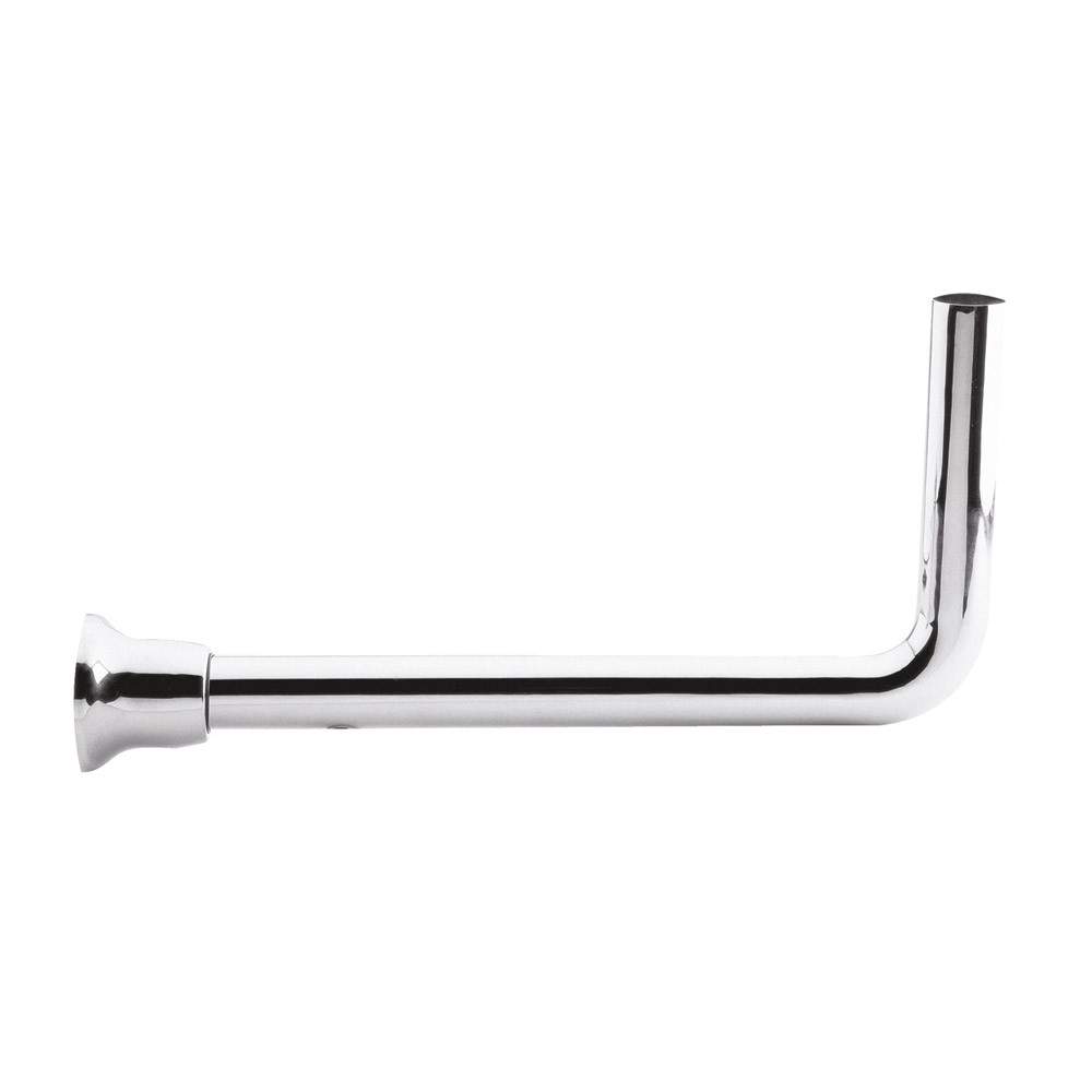 Nuie Silver Chrome Low Level Flush Pipe Pack Brass
