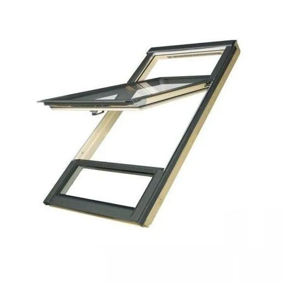 FAKRO FDY-V Pine Duet proSky High Pivot Roof Window Price Comparisons | Compare The Build
