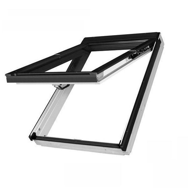 FAKRO FPW-V White Painted Dual Top Hung Roof Window 