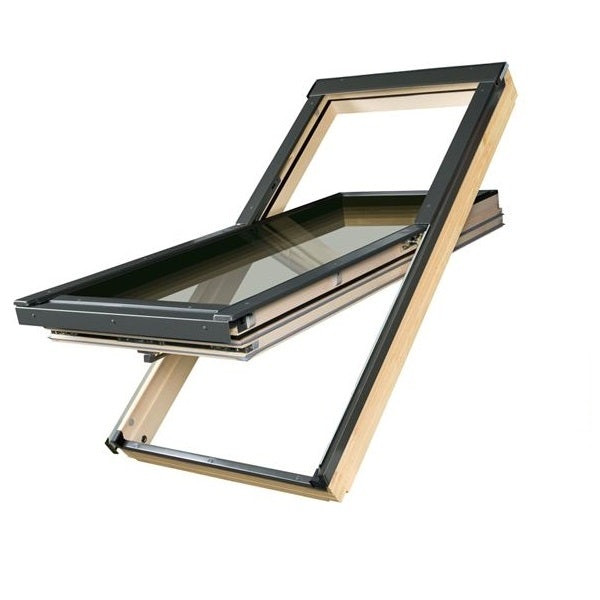 FAKRO FTT U8 Thermo Pine Centre Pivot Roof Window